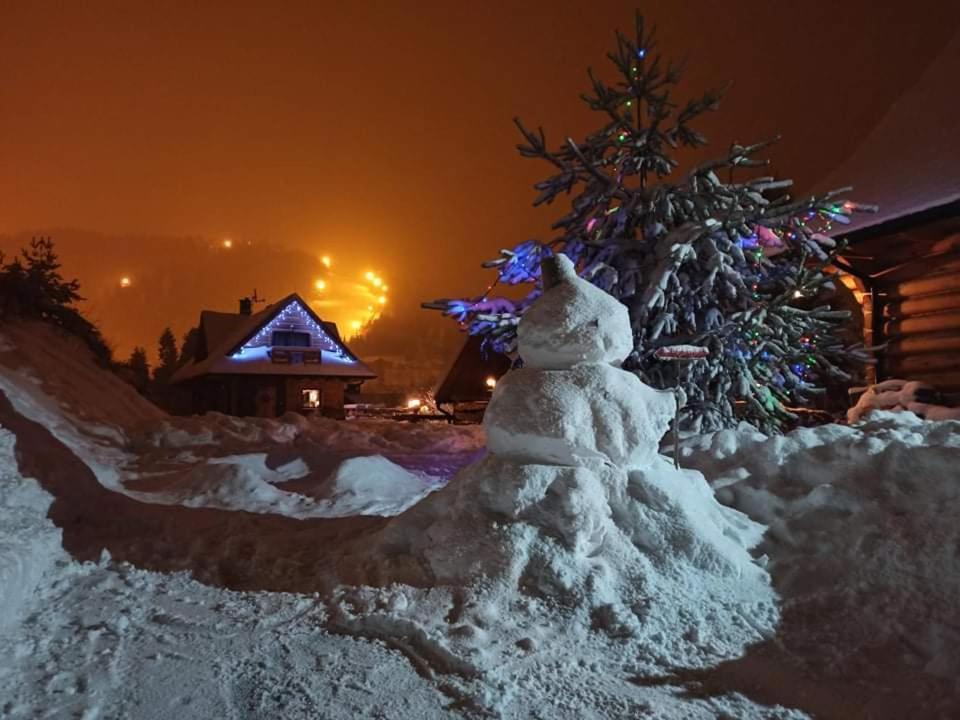 Domek Goralski Nad Czorsztynem - Dom Z Widokiem Kluszkowce Esterno foto